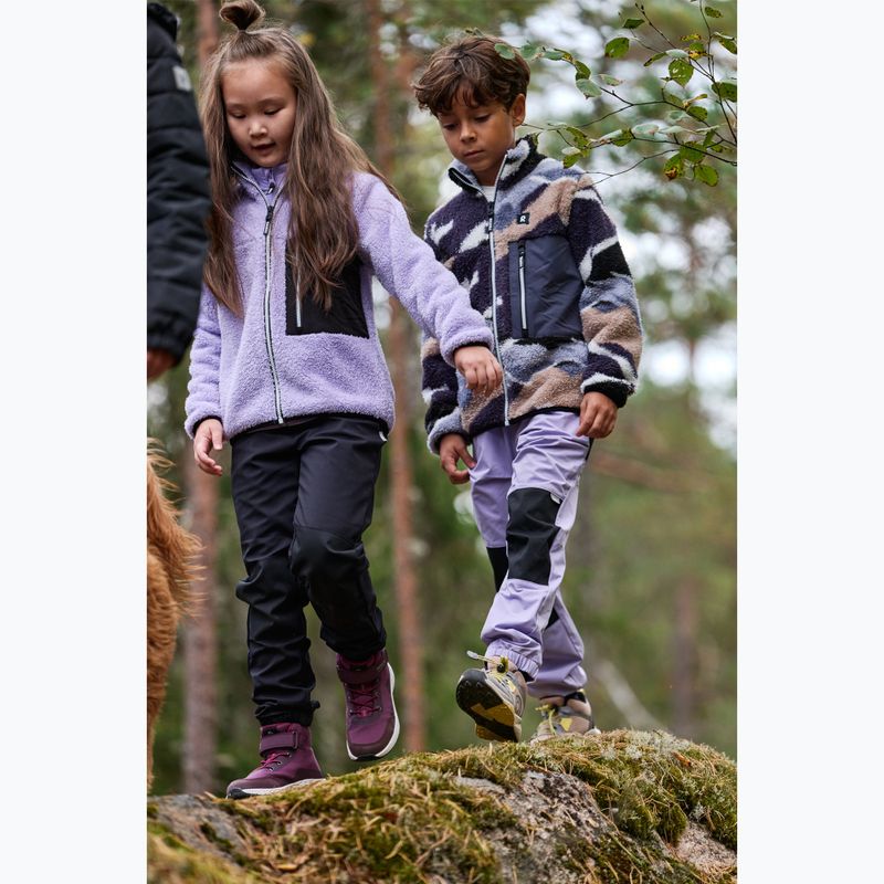 Felpa con cappuccio in morbido pile nero per bambini Reima Turilas 8