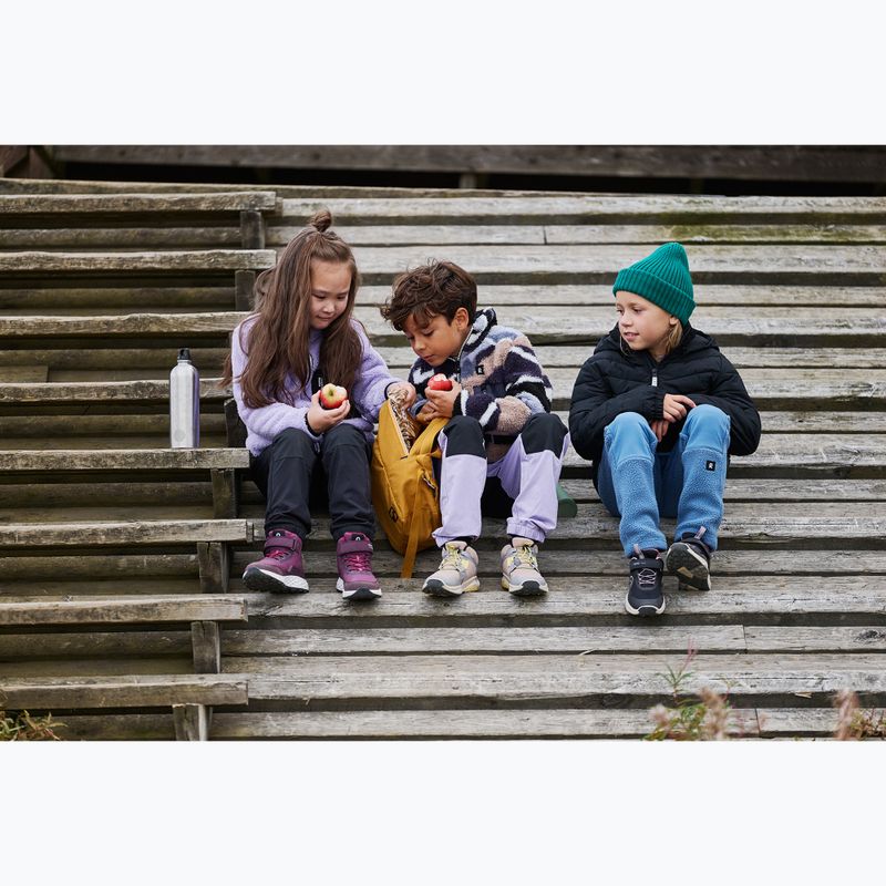 Felpa con cappuccio in morbido pile nero per bambini Reima Turilas 9