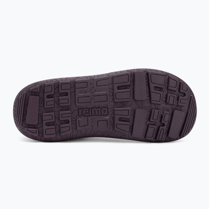 Stivali a piedi nudi per bambini Reima Loikkii cool bordeaux 4