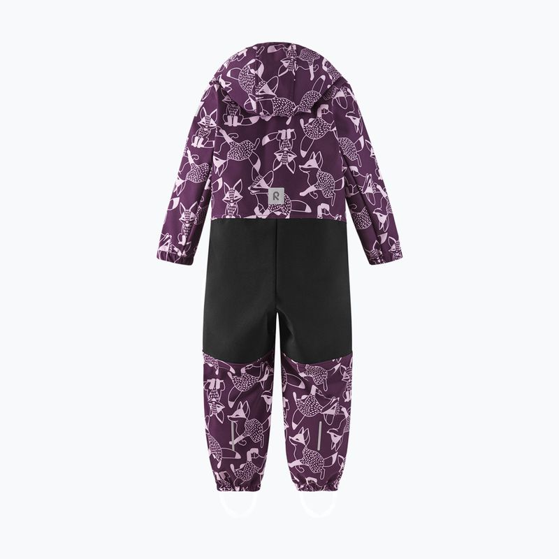 Tuta softshell per bambini Reima Nurmes deep deep purple 3