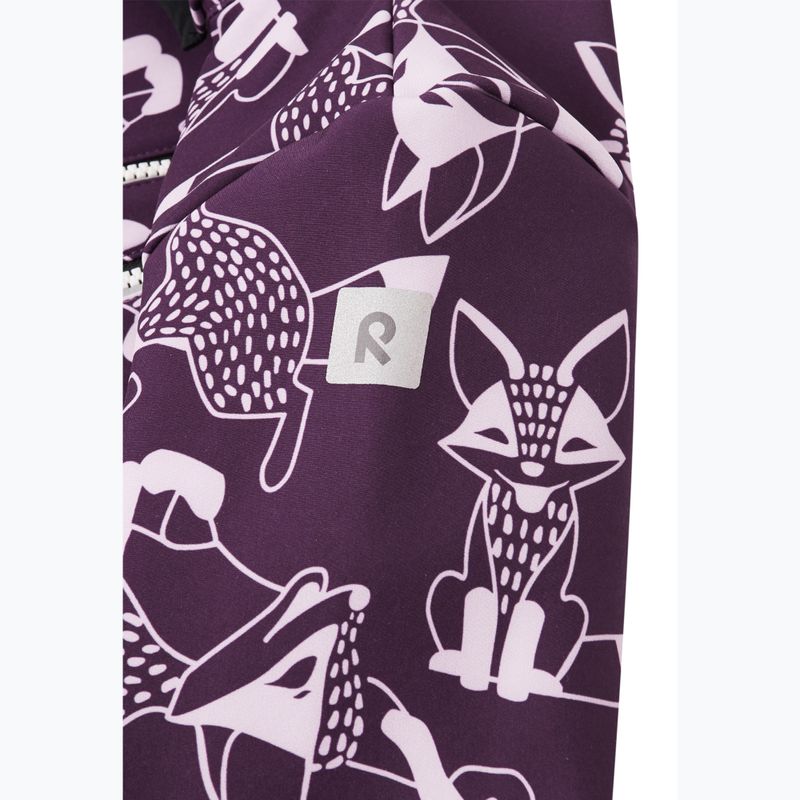Tuta softshell per bambini Reima Nurmes deep deep purple 8