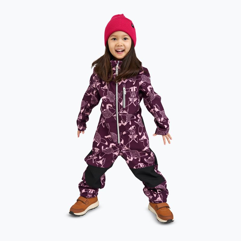 Tuta softshell per bambini Reima Nurmes deep deep purple 11