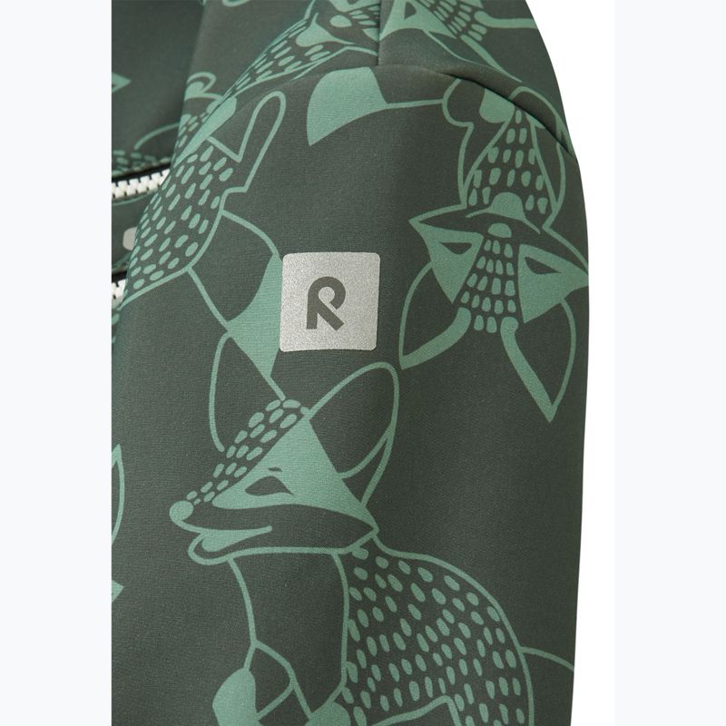 Tuta softshell da bambino Reima Nurmes verde timo più profondo 6