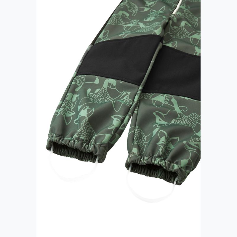Tuta softshell da bambino Reima Nurmes verde timo più profondo 8