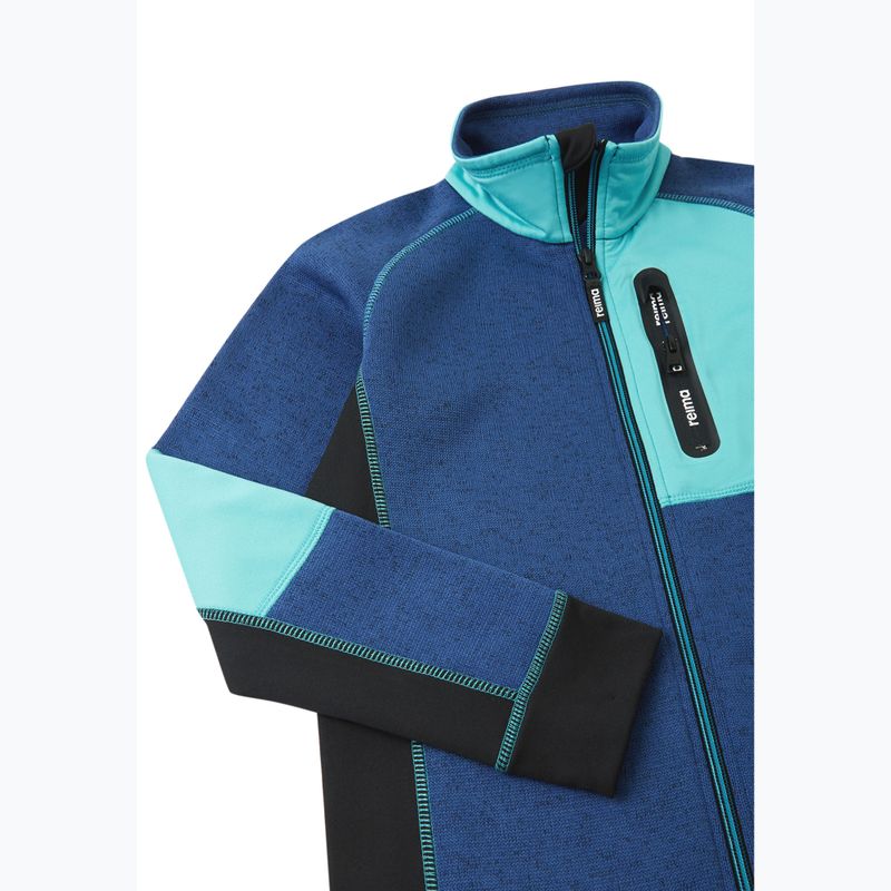 Felpa per bambini Reima Liukuen twilight blue 3