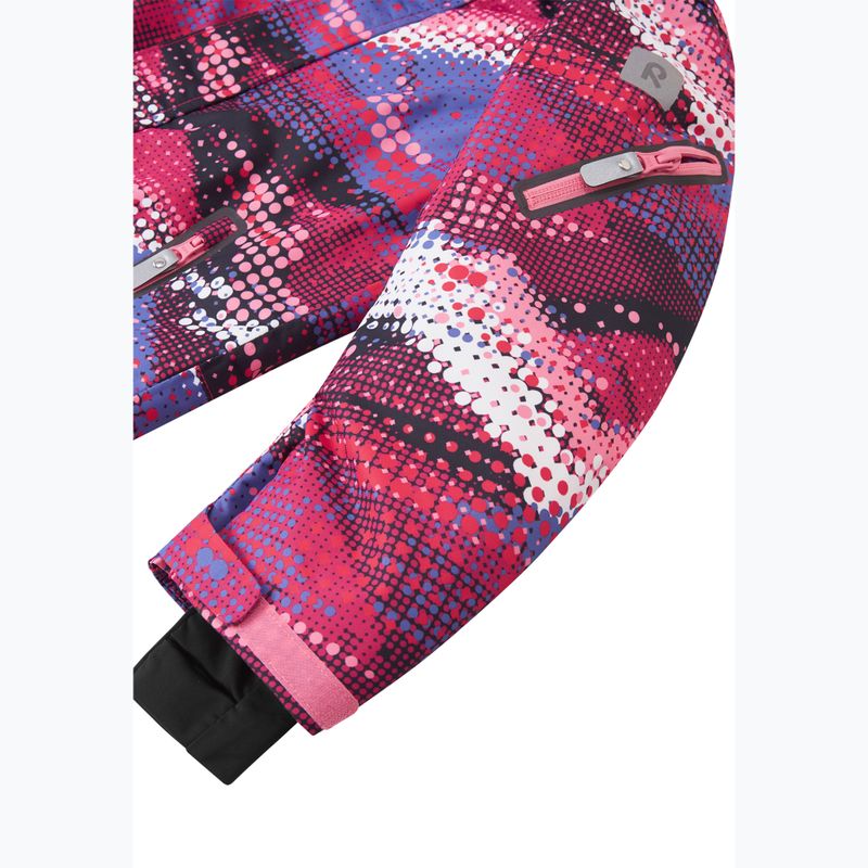 Tuta da sci per bambini Reima Reach lilla bacca russa 5