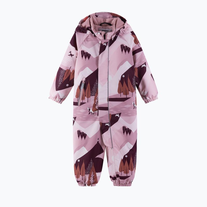 Tuta per bambini Reima Puhuri grigio rosa 2