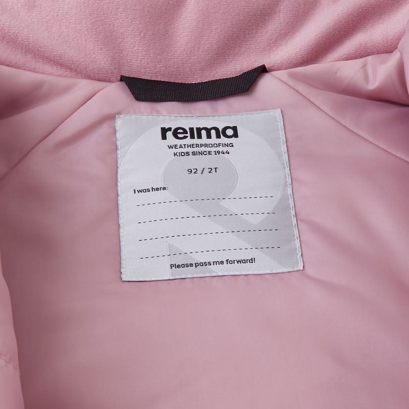 Tuta per bambini Reima Puhuri grigio rosa 6