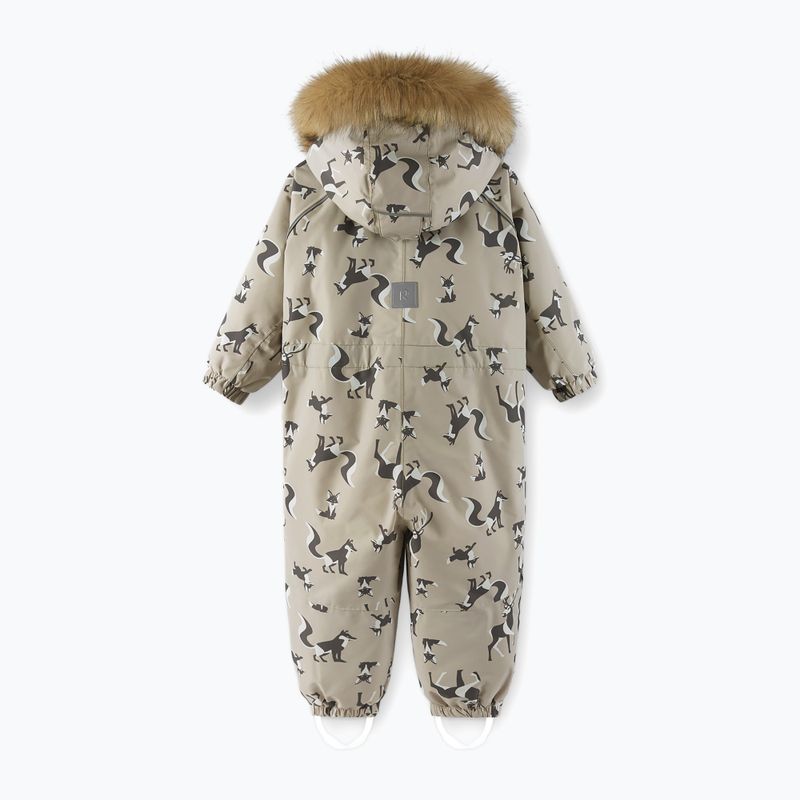 Tuta per bambini Reima Lappi beige terroso 3