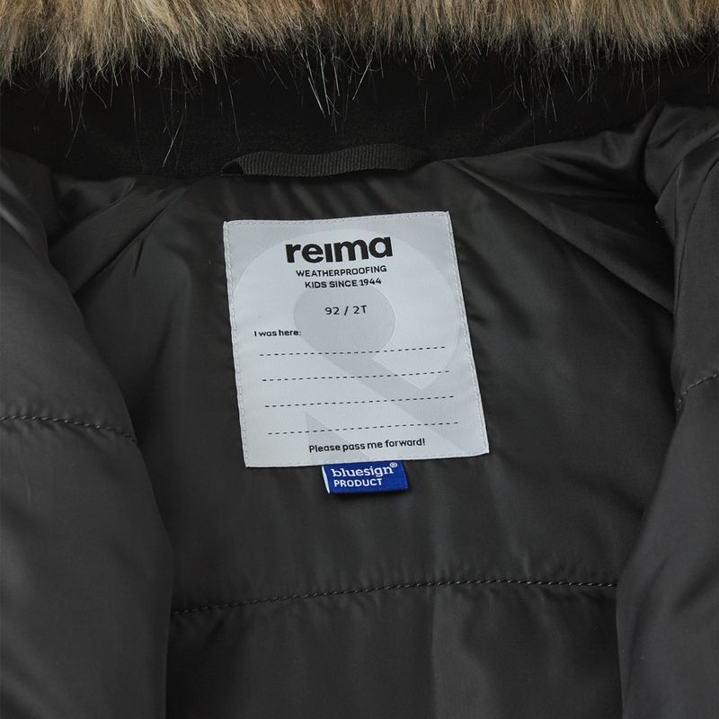 Tuta per bambini Reima Lappi nera 7