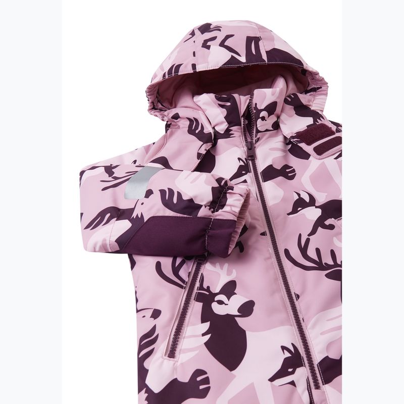 Tuta per bambini Reima Kurikka grigio profondo rosa 4