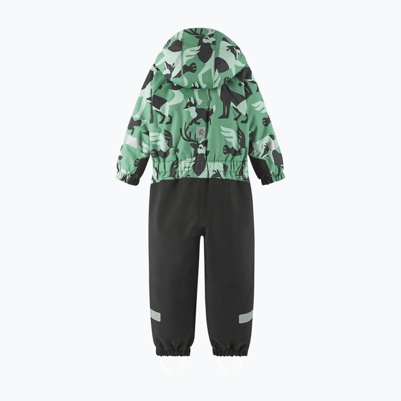 Tuta per bambini Reima Kurikka verde profondo argilla 3