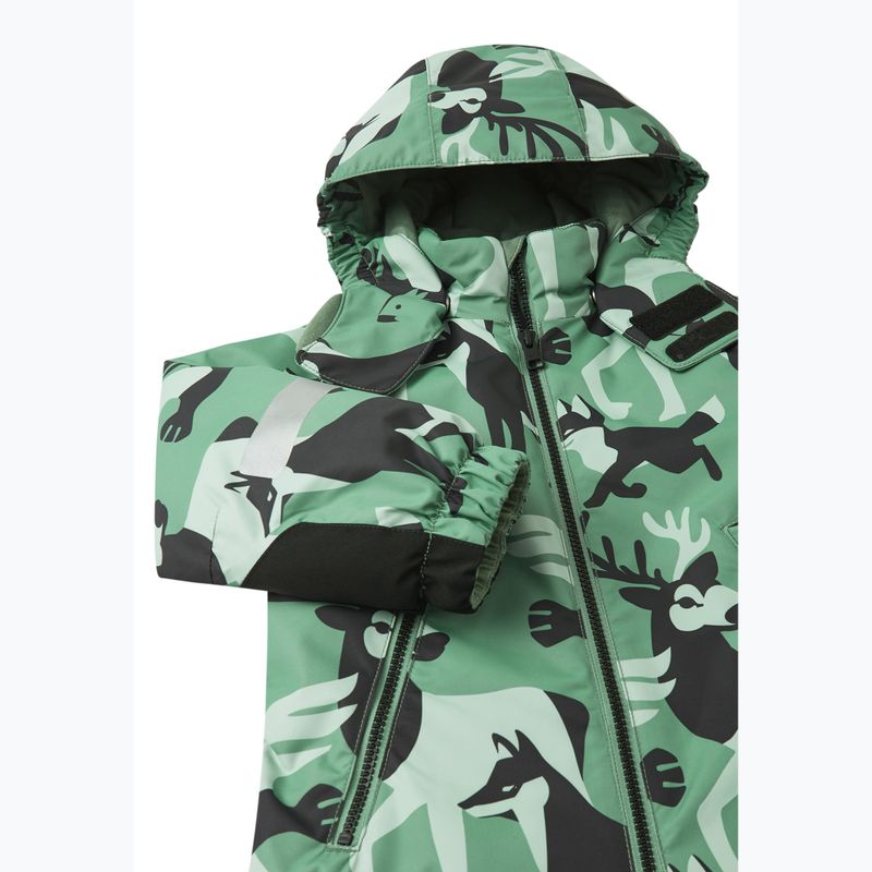 Tuta per bambini Reima Kurikka verde profondo argilla 4