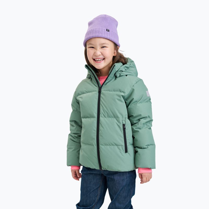 Giacca a piumino per bambini Reima Paimio green clay 11