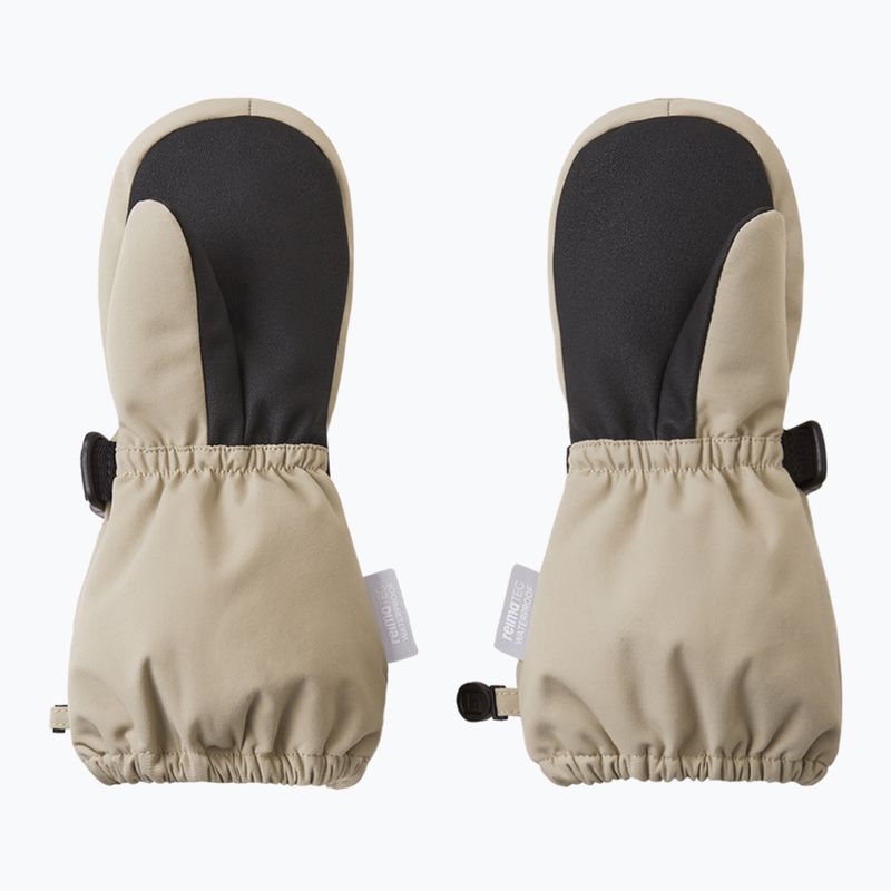 Guanti da sci per bambini Reima Ote beige terroso 2
