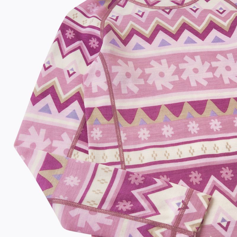 Set intimo termico per bambini Reima Taitoa grey pink 4