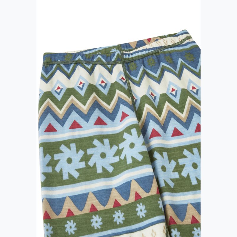 Set di biancheria intima termica per bambini Reima Taitoa green clay 6