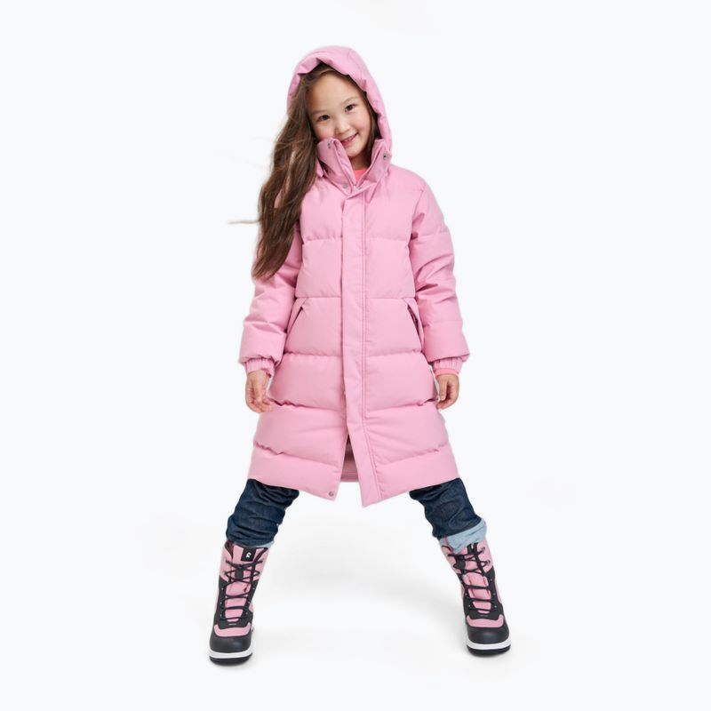 Stivali da neve per bambini Reima Laplander 2.0 grey pink 10