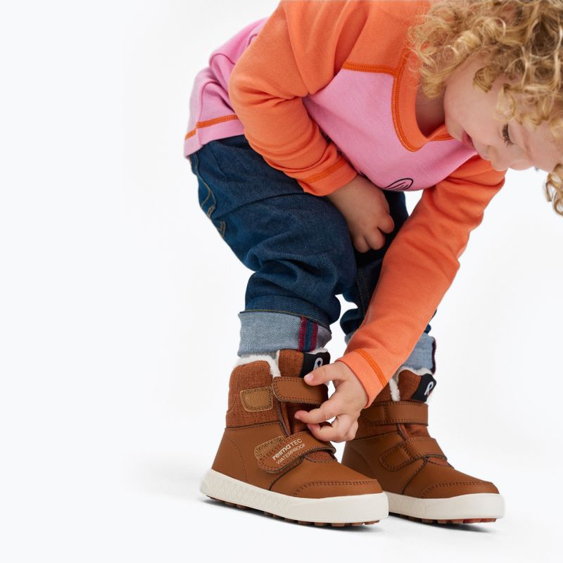 Stivali da neve per bambini Reima Pyrytys cinnamon brown 9