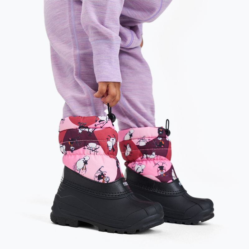 Stivali da neve per bambini Reima Moomin Nefar rose pink 8