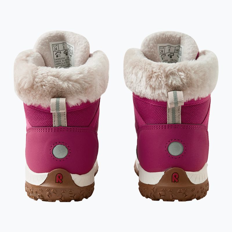 Stivali da neve per bambini Reima Samooja rosy berry 4