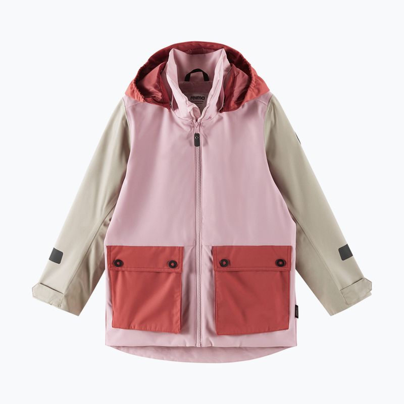 Giacca softshell Reima da bambino Sysma grigio rosa 2
