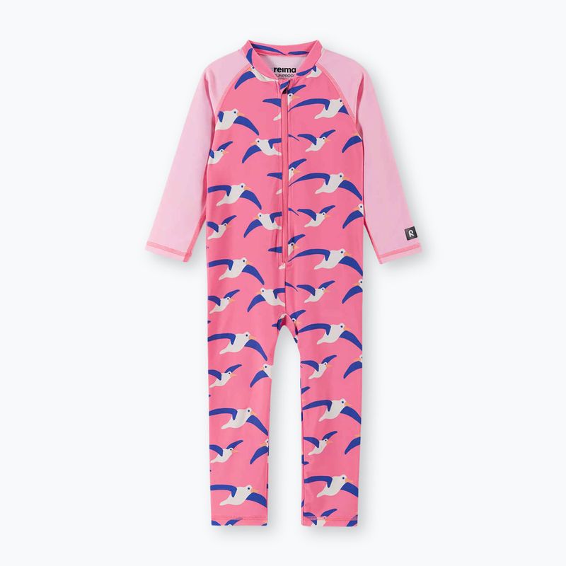 Tuta Reima Polskii soft coral per bambini UPF 50+