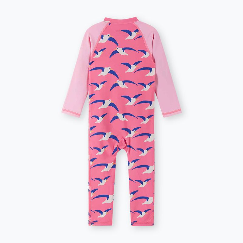 Tuta Reima Polskii soft coral per bambini UPF 50+ 2