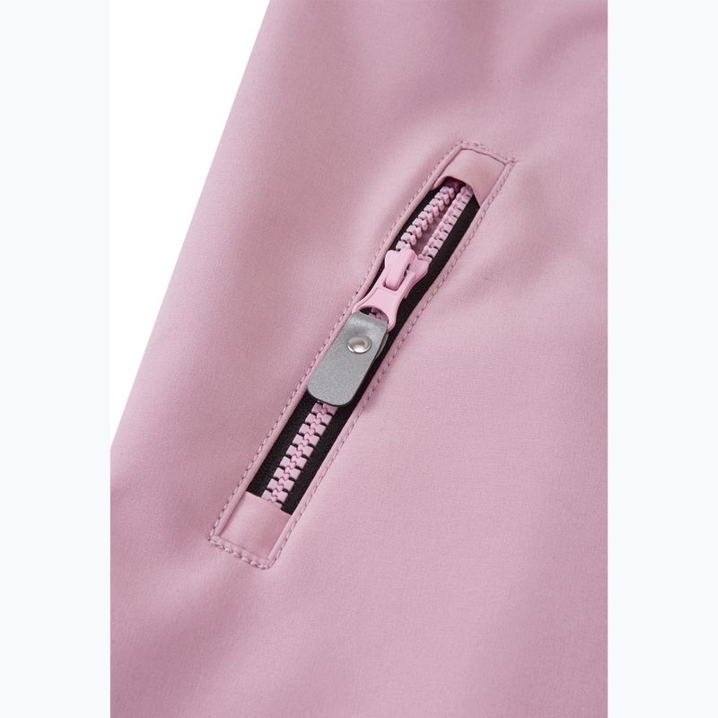 Tuta softshell per bambini Reima Mjosa grey pink 5