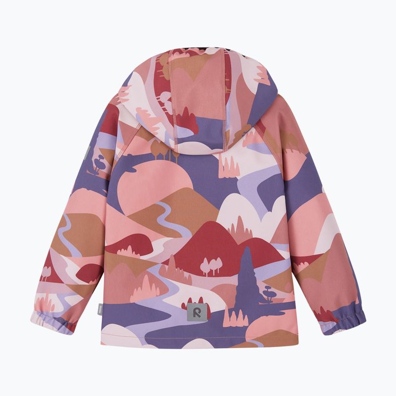 Giacca softshell per bambini Reima Vantti rose blush 2
