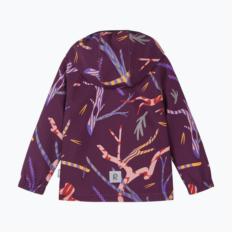 Giacca softshell per bambini Reima Vantti deep purple 2