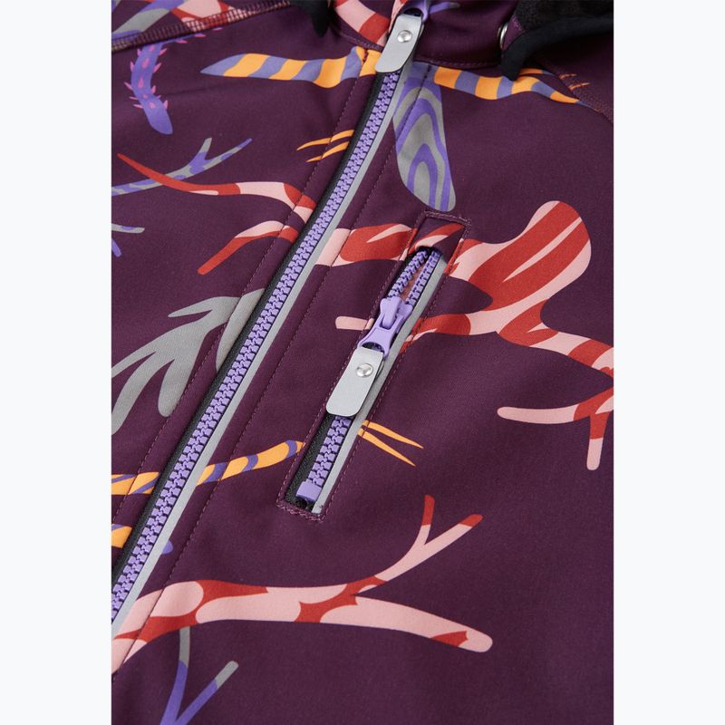 Giacca softshell per bambini Reima Vantti deep purple 6
