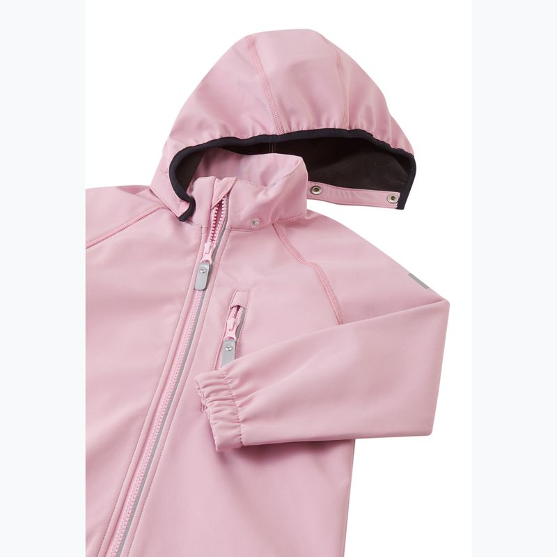 Giacca softshell per bambini Reima Vantti 5100009C-4500 grey pink 3