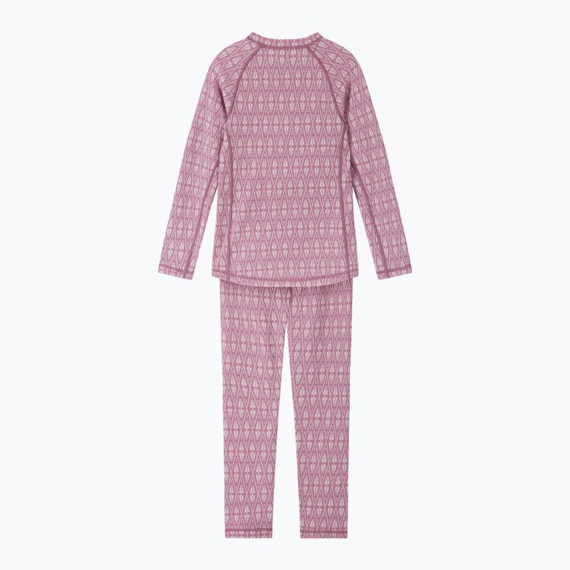Set di biancheria termica per bambini Reima Taival grey pink 2
