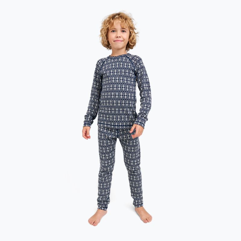 Set di biancheria termica per bambini Reima Taival navy 9