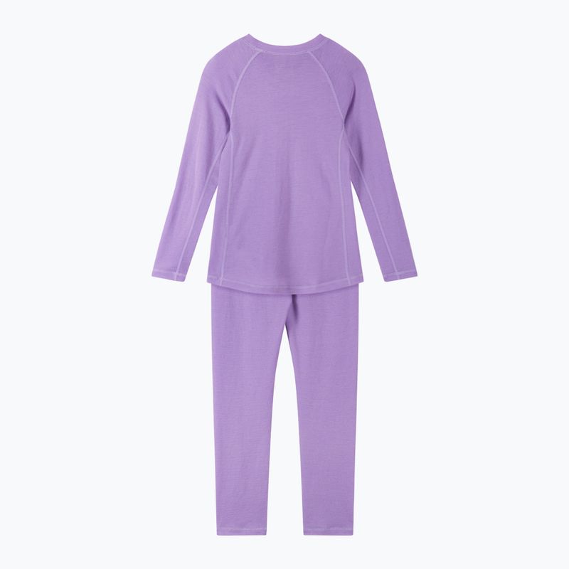 Set di biancheria termica per bambini Reima Kinsei blooming lilac 2