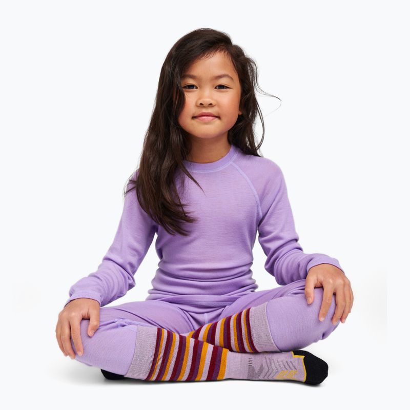 Set di biancheria termica per bambini Reima Kinsei blooming lilac 9