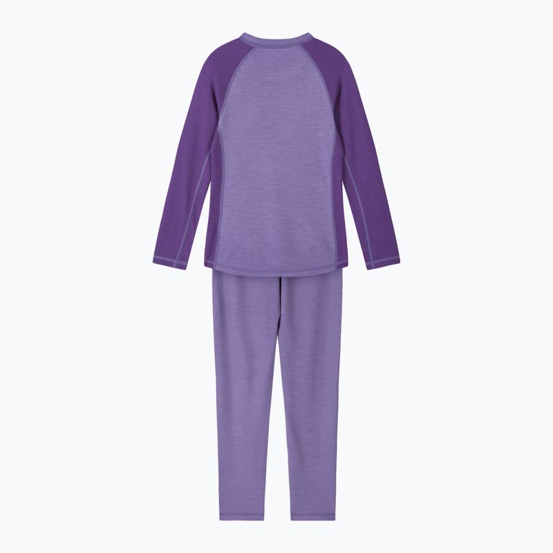 Set di biancheria termica per bambini Reima Taitoa misty violet 2