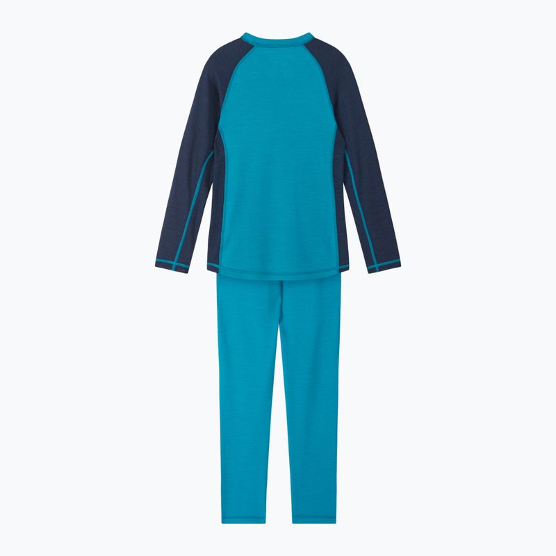 Set di biancheria termica per bambini Reima Taitoa aquatic blue 2