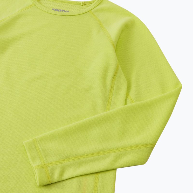 Set di biancheria termica per bambini Reima Lani bright lime 5