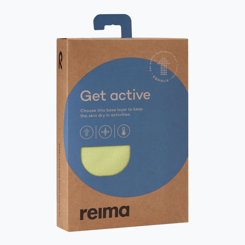 Set di biancheria termica per bambini Reima Lani bright lime 8