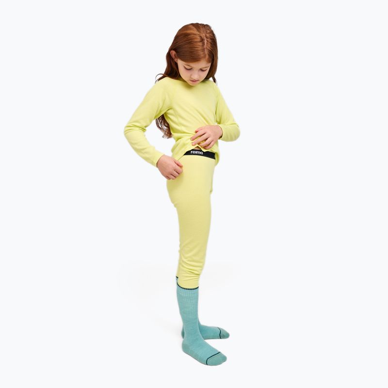 Set di biancheria termica per bambini Reima Lani bright lime 9