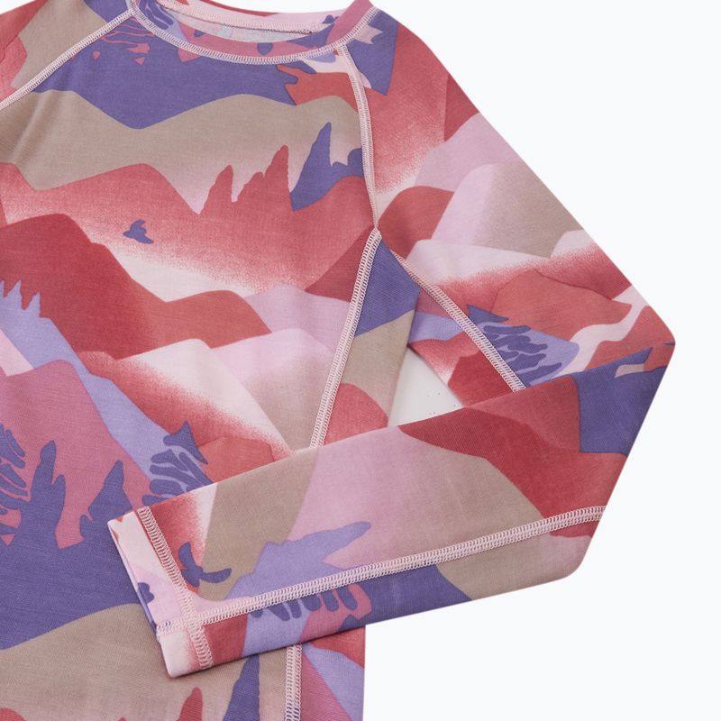 Set di biancheria termica per bambini Reima Taitoa grey pink 5