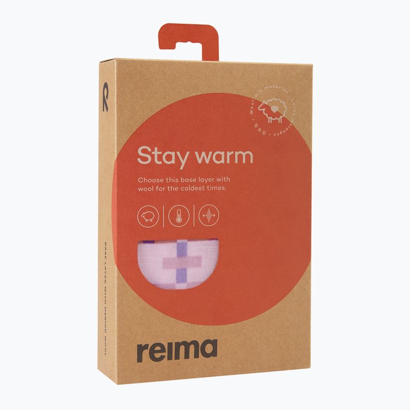 Set di biancheria termica per bambini Reima Taitoa pale rose 8