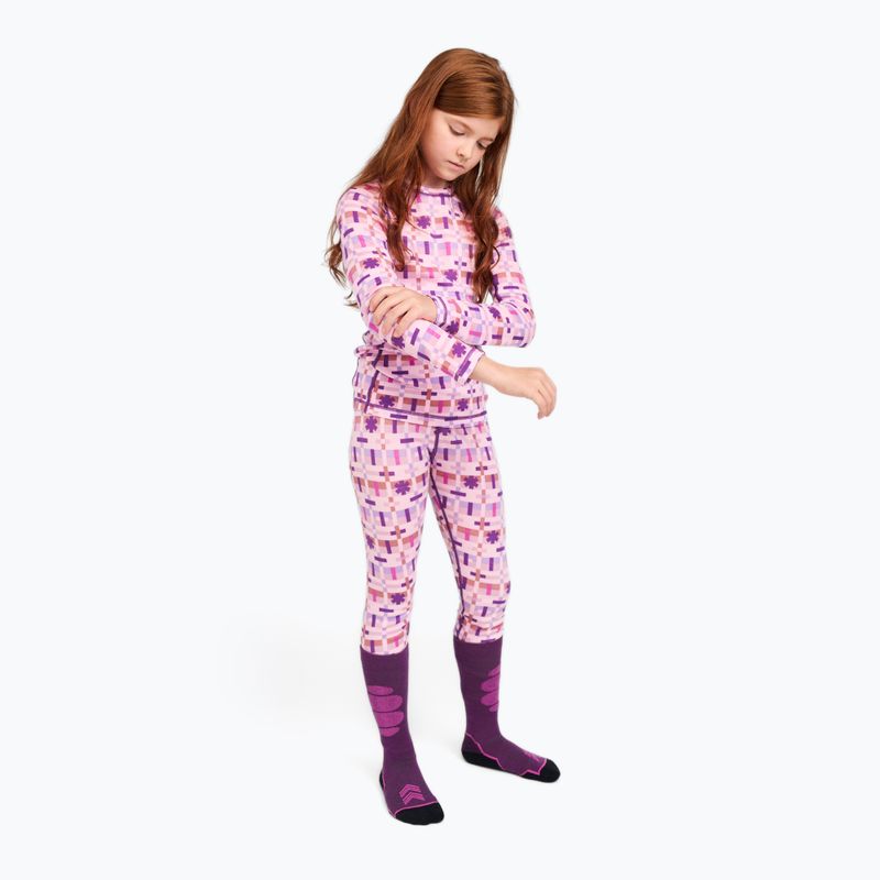 Set di biancheria termica per bambini Reima Taitoa pale rose 9