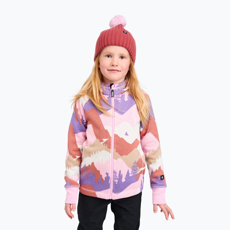 Pile felpato bambino Reima Northern Fleece Hoodie grey pink 6