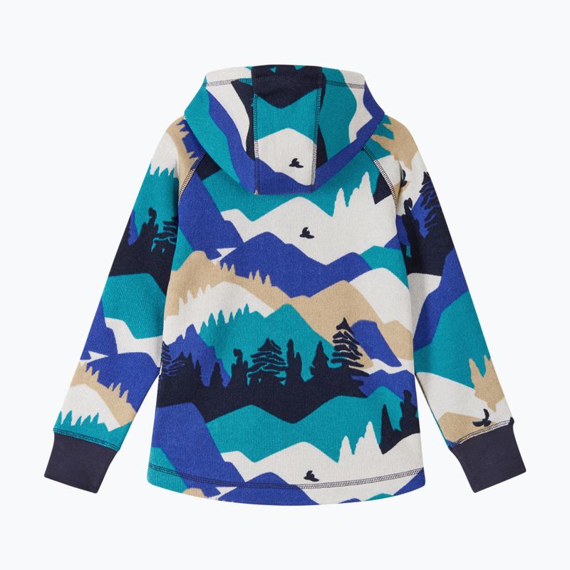 Pile felpato bambino Reima Northern Fleece Hoodie navy 2
