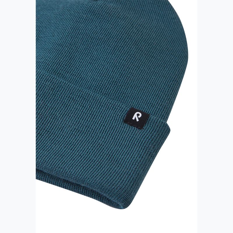Berretto invernale da bambino Reima Omasi dark teal 3