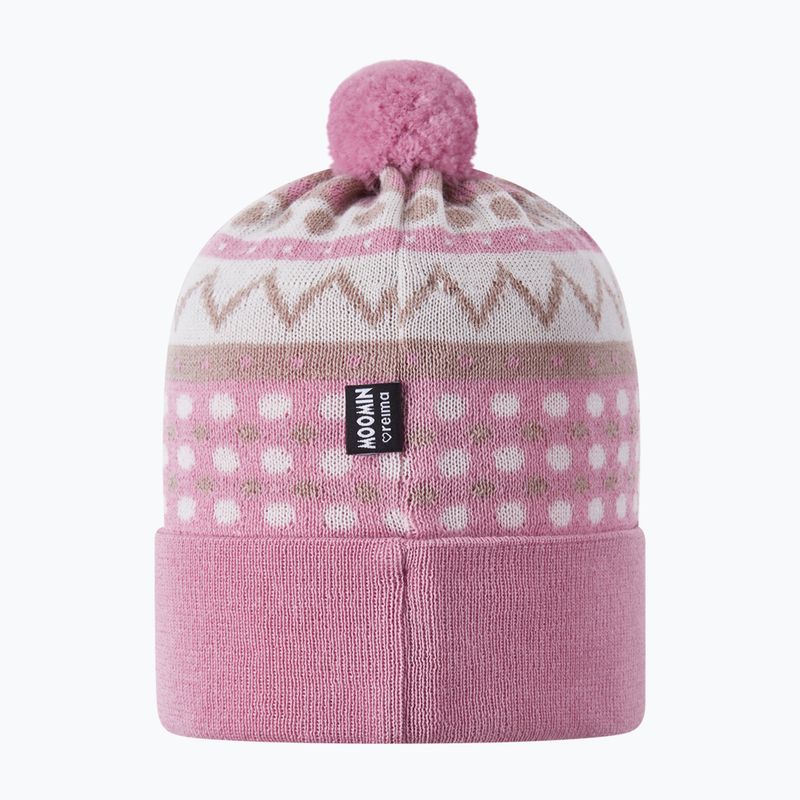 Berretto invernale da bambino Reima Moomin Flinga grey pink 2