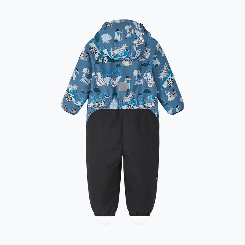 Tuta softshell per bambini Reima Moomin Mjosa blue ocean 2
